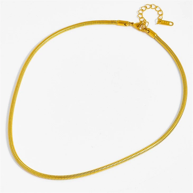 3mm gold snake chain