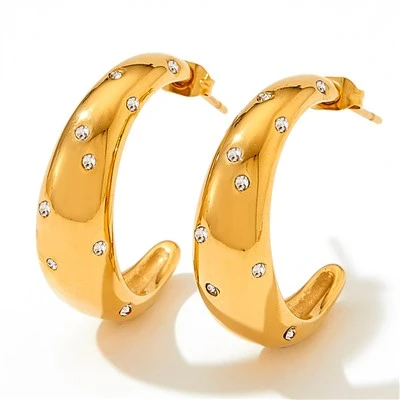 Cerchio C audace in zircone